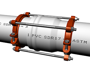 Series 6500 Bell Restraint Harness Restraining IPS O.D. (Class) PVC Pipe Bells